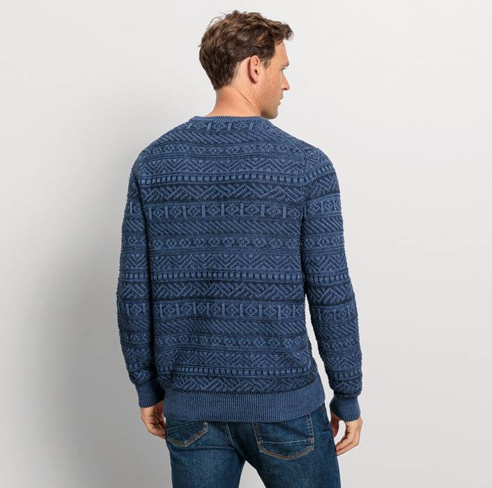 Oblymp Casual Strick, Pullover, Marine im Angebot