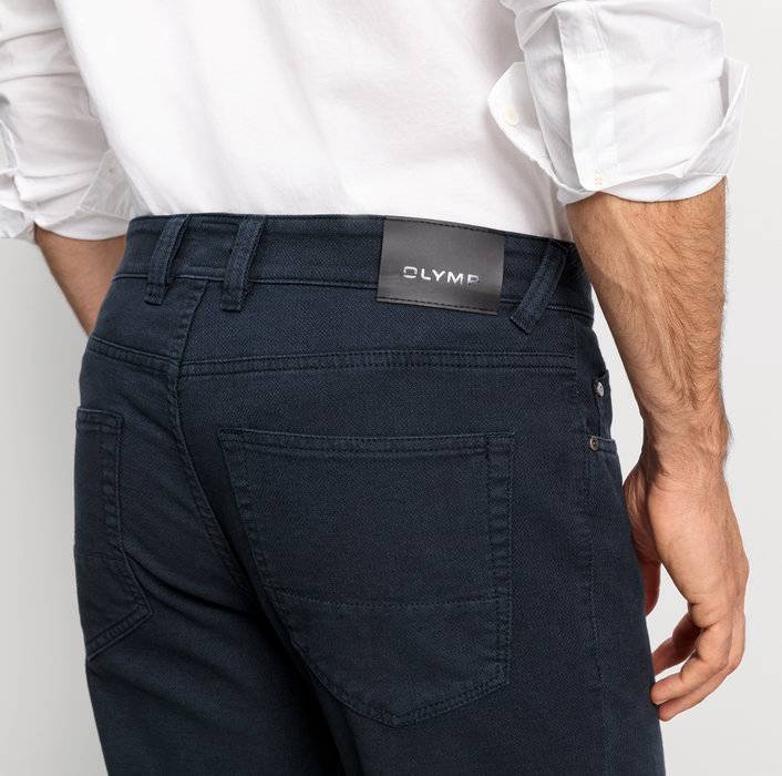 Oblymp Five Pocket, modern fit, Hose, Marine Fabrik Onlineshop