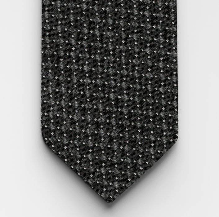 Oblymp Krawatte, slim 6,5 cm, Schwarz Muttertagsangebot