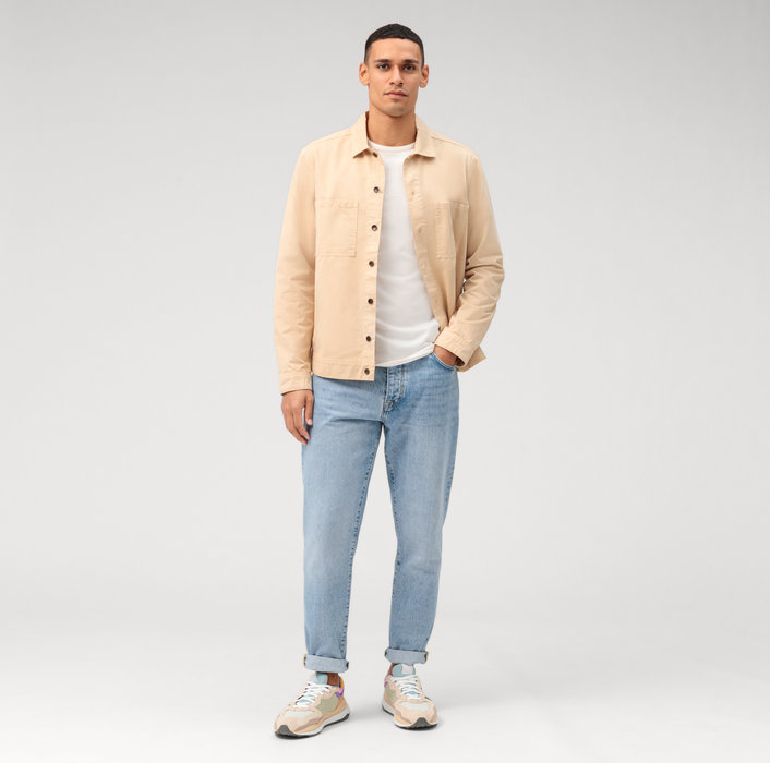 Oblymp Casual Wirk, Longsleeve, Off White Zeitbegrenzte Promotion