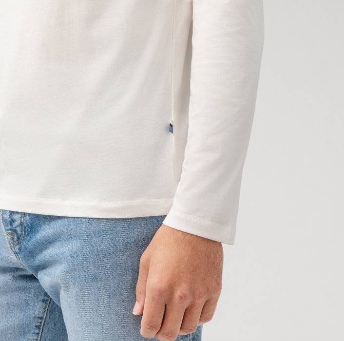 Oblymp Casual Wirk, Longsleeve, Off White Zeitbegrenzte Promotion