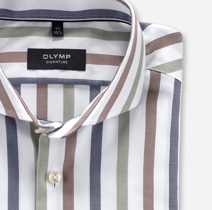 Oblymp SIGNATURE, Businesshemd, tailored fit, SIGNATURE Hai, Nachtblau Clearance-Verkauf