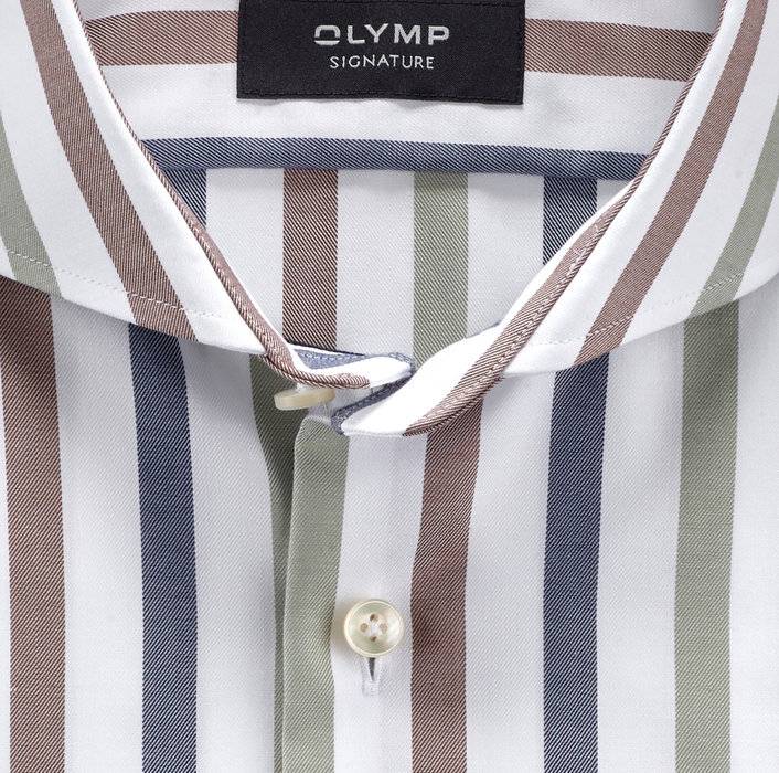 Oblymp SIGNATURE, Businesshemd, tailored fit, SIGNATURE Hai, Nachtblau Clearance-Verkauf