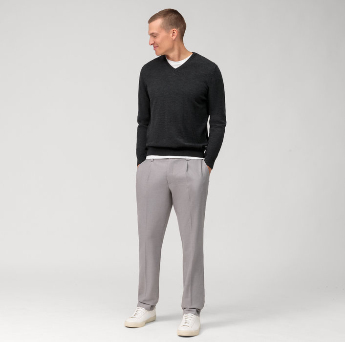 Oblymp Casual Strick, Pullover, Graphit Black Friday Preise