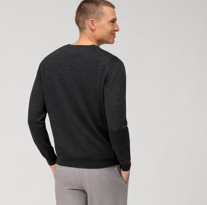 Oblymp Casual Strick, Pullover, Graphit Black Friday Preise