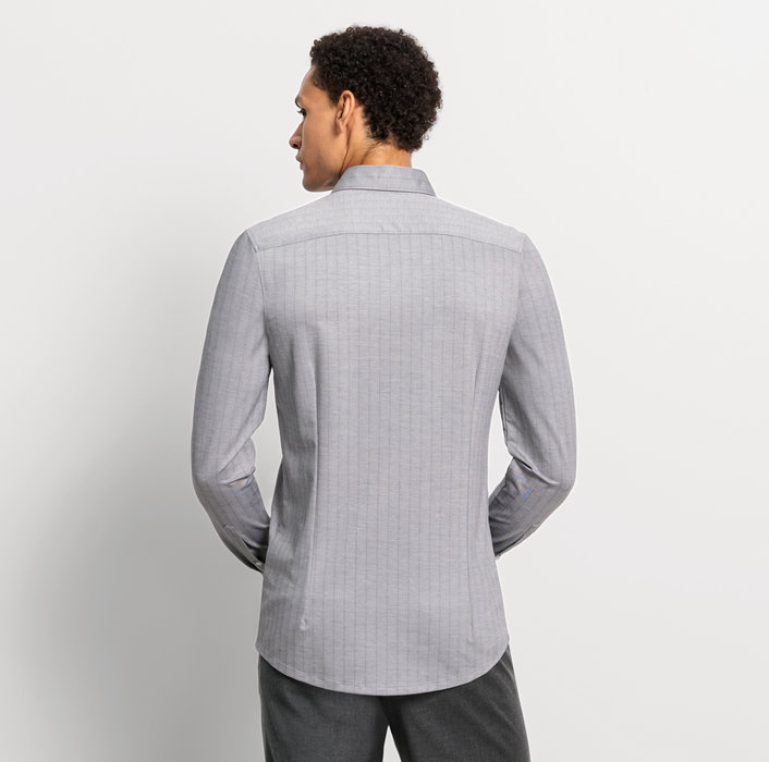 Oblymp Level Five 24/Seven, Businesshemd, body fit, Modern Kent, Schwarz Günstig kaufen