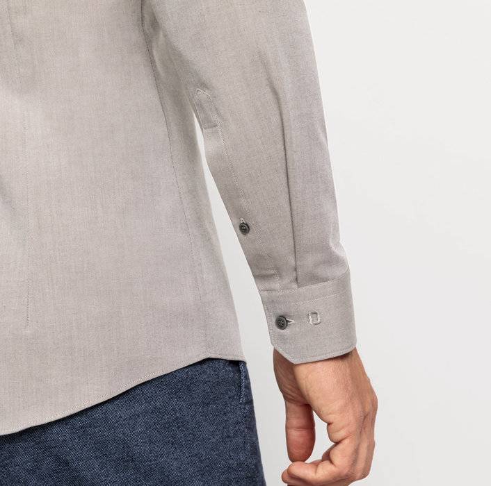 Oblymp No. Six 24/Seven, Businesshemd, super slim, Modern Kent, Oliv Saisonschlussverkauf