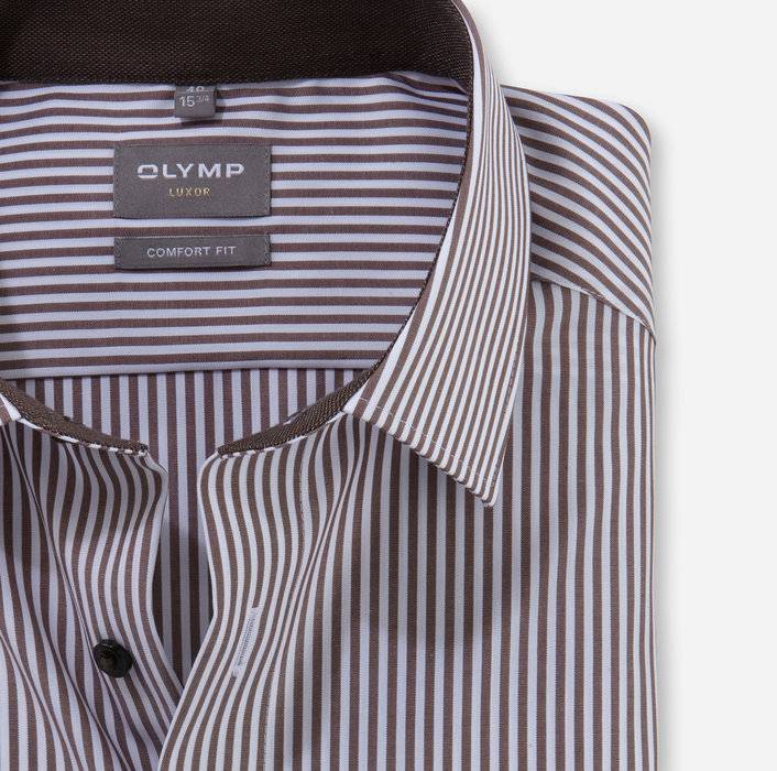 Oblymp Luxor, Businesshemd, comfort fit, New Kent, Braun Weihnachtsangebot
