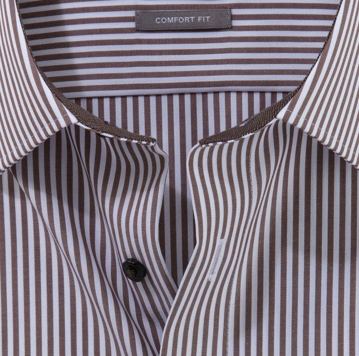 Oblymp Luxor, Businesshemd, comfort fit, New Kent, Braun Weihnachtsangebot