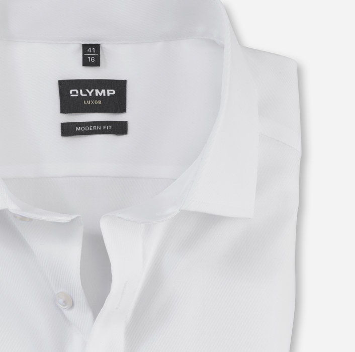 Oblymp Luxor, Businesshemd, modern fit, Global Kent, Weiß Super Sparpreis