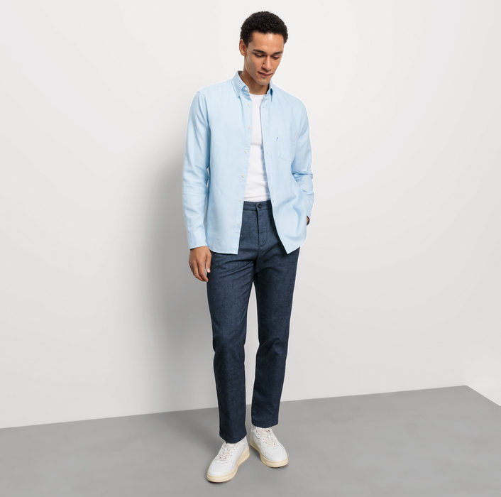Oblymp Casual, Freizeithemd, regular fit, Button-down, Bleu Letzte 2 Tage