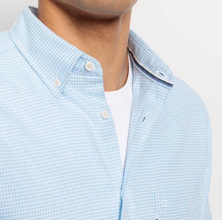 Oblymp Casual, Freizeithemd, regular fit, Button-down, Bleu Letzte 2 Tage