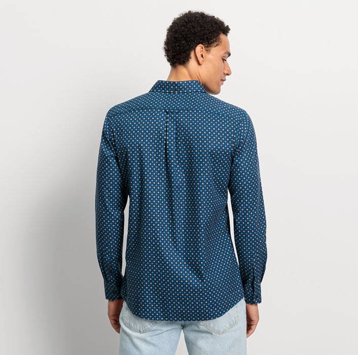 Oblymp Casual, Freizeithemd, regular fit, Kent, Marine Letzter Tag
