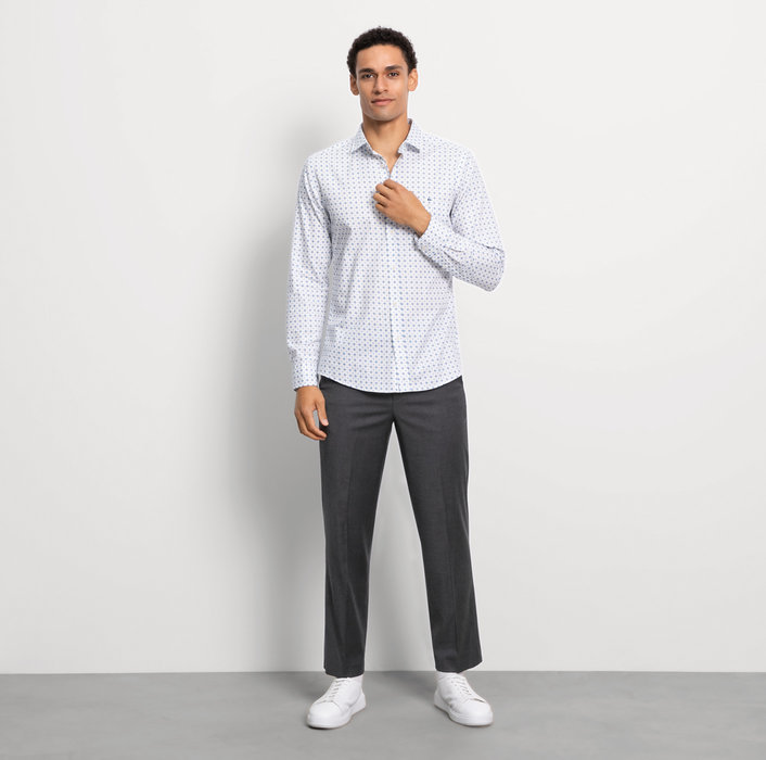 Oblymp Casual, Freizeithemd, regular fit, Kent, Weiß Bis zu 60% Rabatt