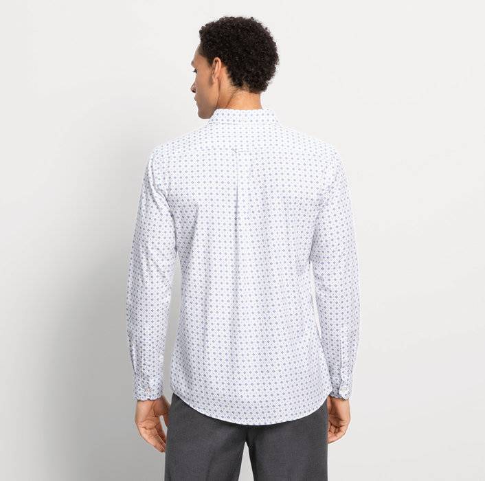 Oblymp Casual, Freizeithemd, regular fit, Kent, Weiß Bis zu 60% Rabatt