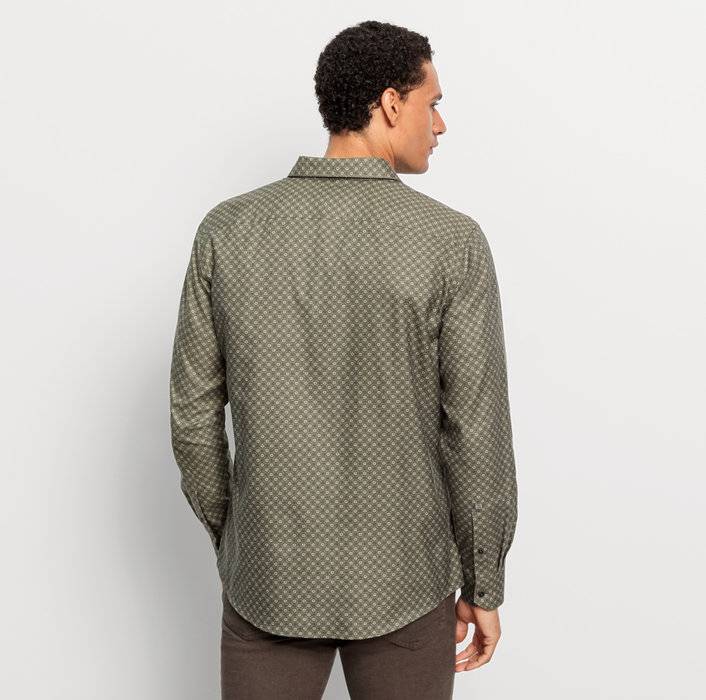 Oblymp Casual, Freizeithemd, regular fit, Kent, Oliv 50% Rabatt mit kostenlosem Versand