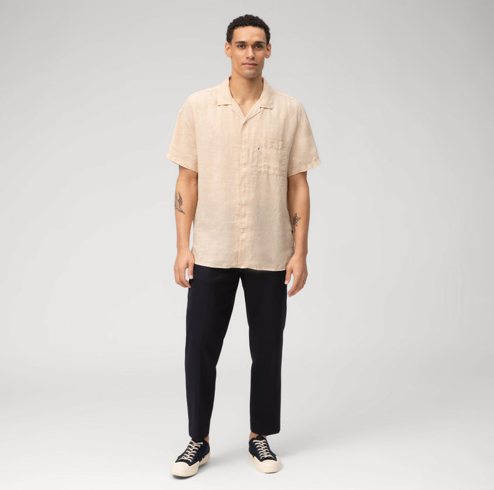 Oblymp Boris Herrmann X OLYMP, relaxed fit, Reverskragen, Beige Begrenzt auf 3 Tage