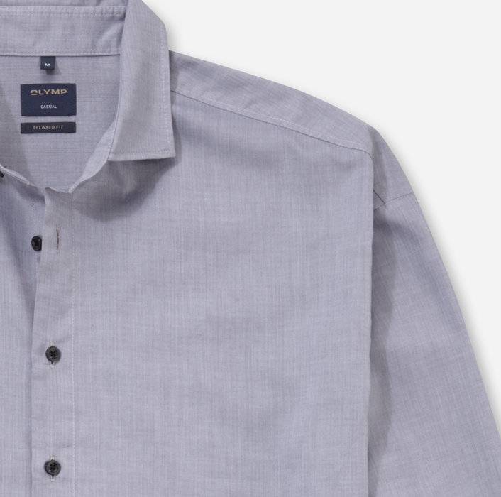 Oblymp Casual, Freizeithemd, relaxed fit, Grau zollfrei