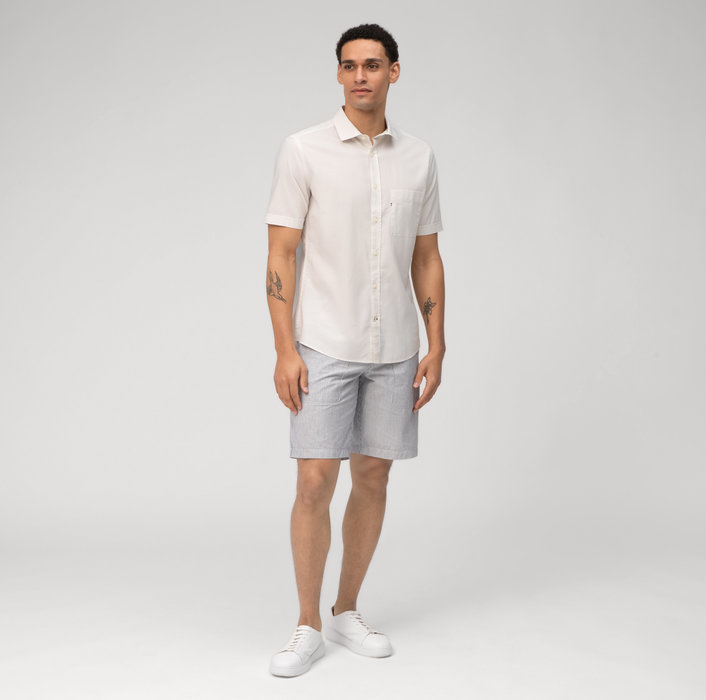 Oblymp Casual, Freizeithemd, regular fit, Kent, Weiß 50% Rabatt mit kostenlosem Versand