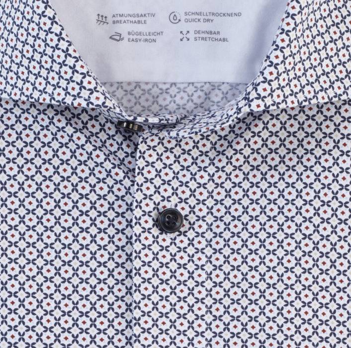 Oblymp Luxor 24/Seven, Businesshemd, modern fit, Kent, Marine Online Shopping