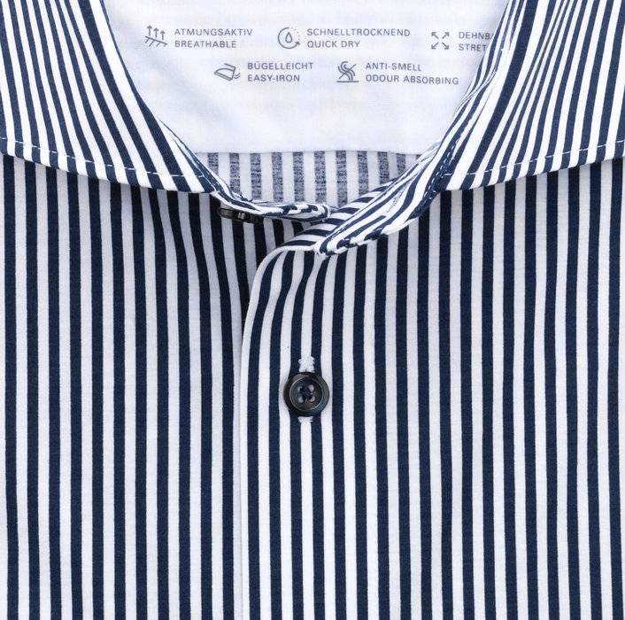 Oblymp Luxor 24/Seven, Businesshemd, modern fit, Kent, Marine Exklusive Angebote