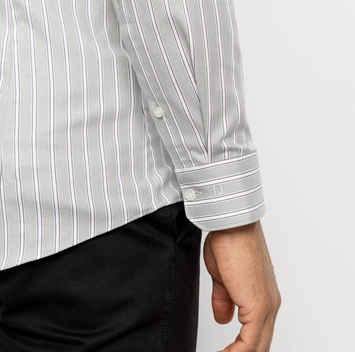 Oblymp No. Six, Businesshemd, super slim, Haifisch, Kitt Tägliche Deals