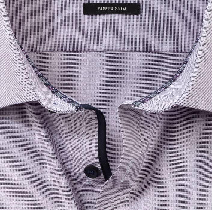 Oblymp No. Six, Businesshemd, super slim, New York Kent, Pflaume Neueste Stile