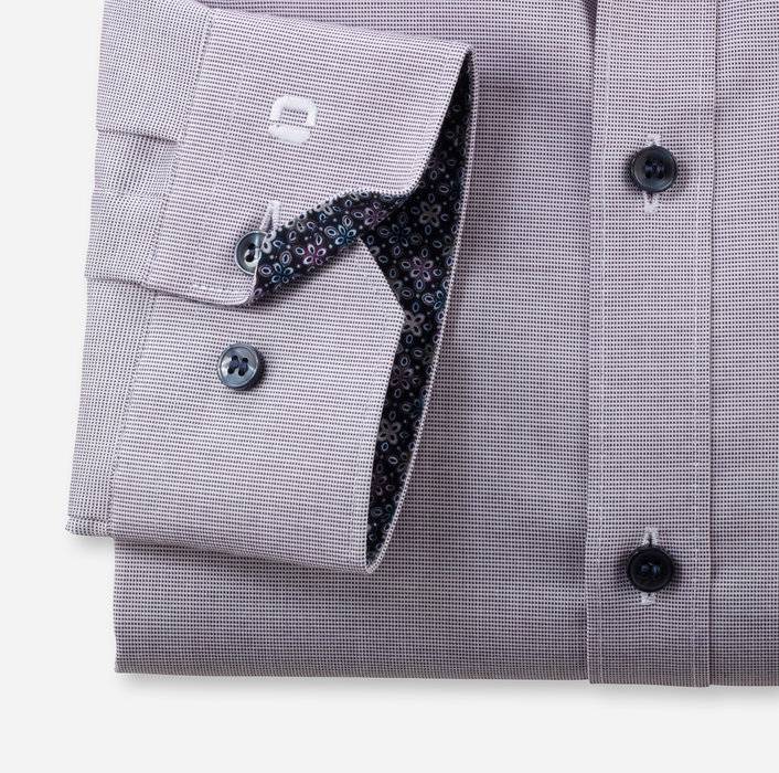 Oblymp No. Six, Businesshemd, super slim, New York Kent, Pflaume Neueste Stile