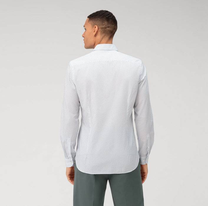 Oblymp Level Five garment washed, Businesshemd, body fit, Kent, Bleu Bis zu 55% Rabatt