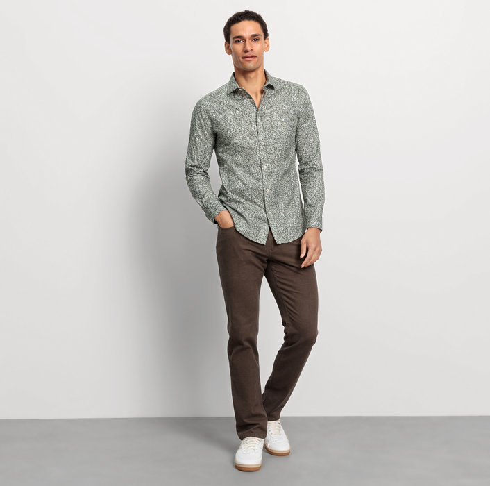 Oblymp Casual, Freizeithemd, regular fit, Kent, Grau-Grün Black Friday