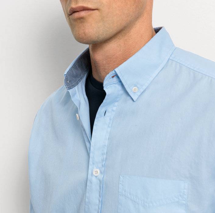Oblymp Casual, Freizeithemd, regular fit, Button-down, Bleu Vatertagsangebot