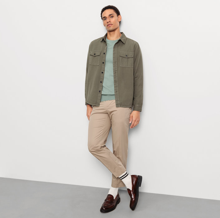 Oblymp Casual Strick, Pullover, Grau-Grün Exklusive Angebote