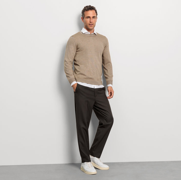 Oblymp Casual Strick, Pullover, Natur Super Sparpreis