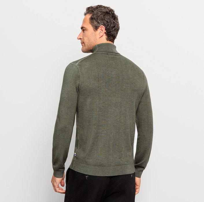 Oblymp Casual Strick, Pullover, Dunkelgrün Wochenangebot