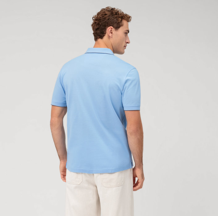 Oblymp Casual Wirk, Polo, Hellblau Clearance-Verkauf
