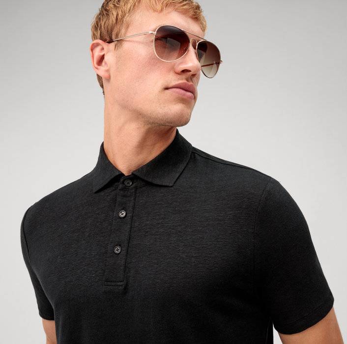 Oblymp Casual Wirk, Polo, Schwarz Günstiger Verkauf