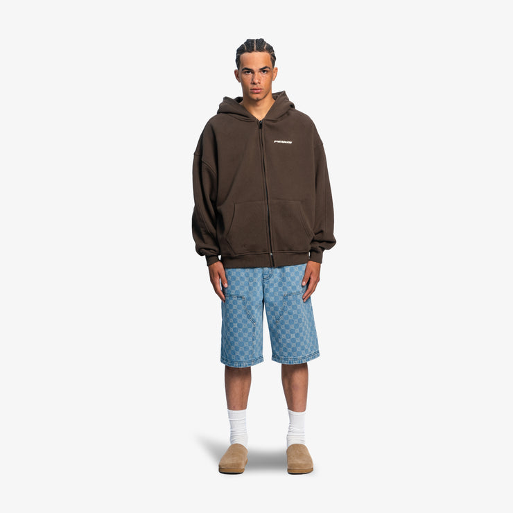 Pequs Plágia Chest Logo Zip Hoodie Wochenangebot