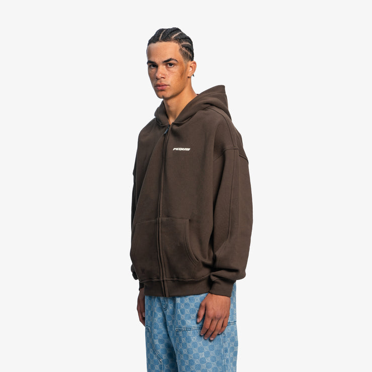 Pequs Plágia Chest Logo Zip Hoodie Wochenangebot