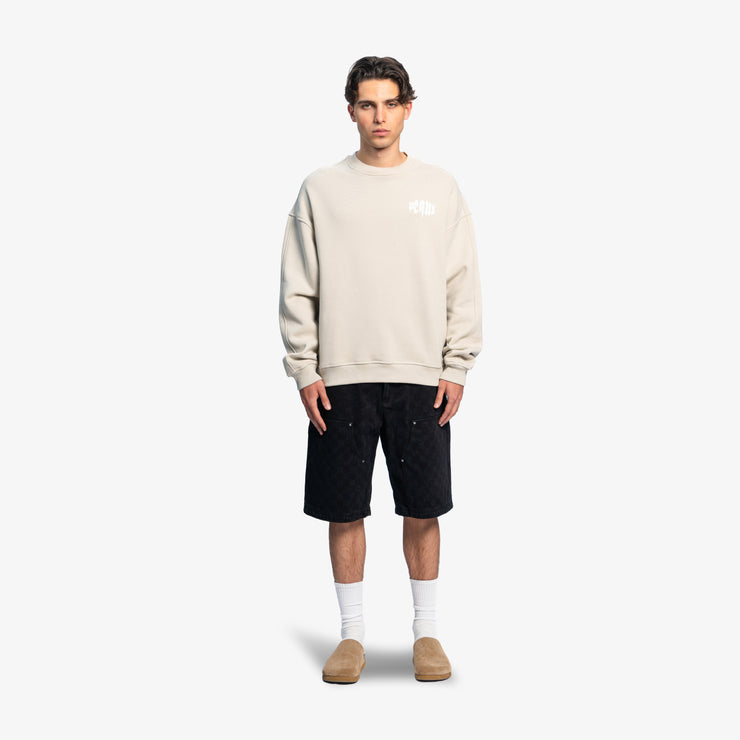 Pequs Mythic Chest Logo Sweater Begrenzte Freigabe