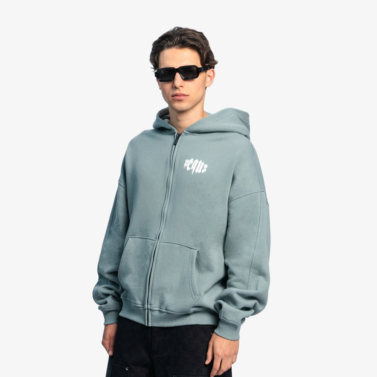 Pequs Mythic Chest Logo Zip Hoodie Zeitbegrenzte Promotion