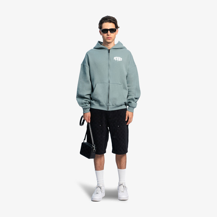 Pequs Mythic Chest Logo Zip Hoodie Zeitbegrenzte Promotion