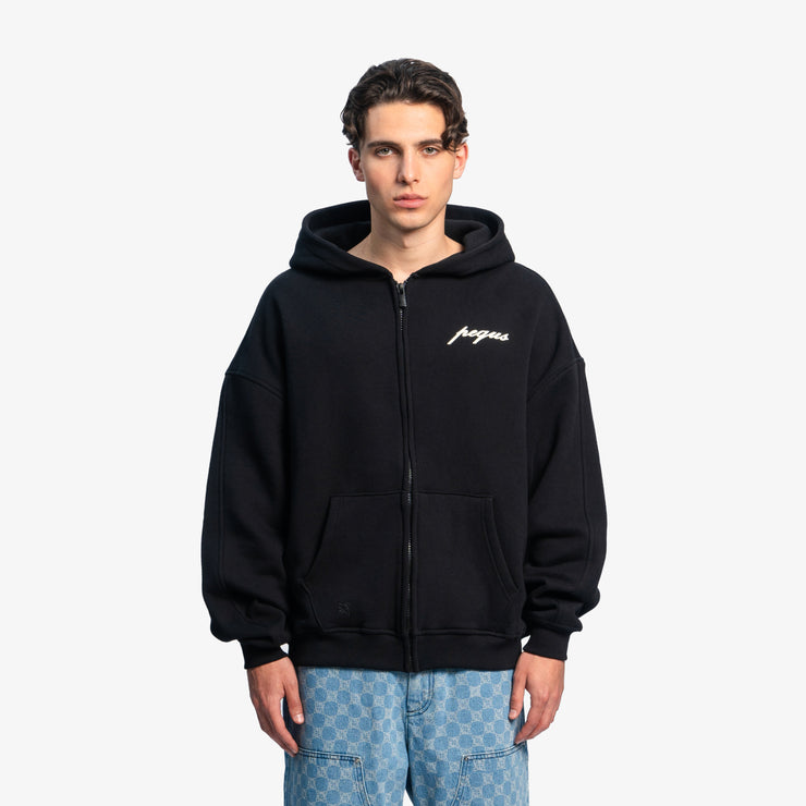 Pequs A Paradise Beach Club Back Logo Zip Hoodie Bis zu 60% Rabatt