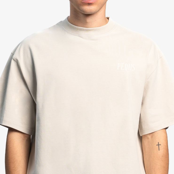 Pequs Chest Logo T-Shirt Sonderangebot der Fabrik