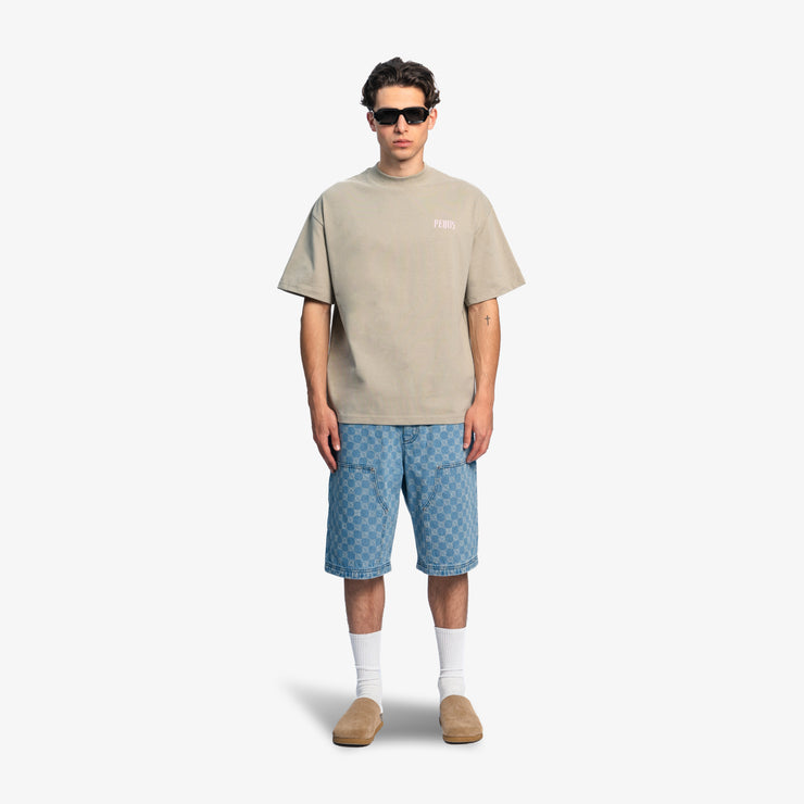 Pequs Chest Logo T-Shirt Kostenloser Versand international