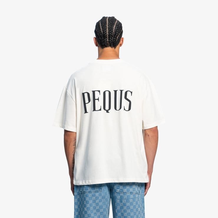 Pequs Back Logo T-Shirt Meist gekauft