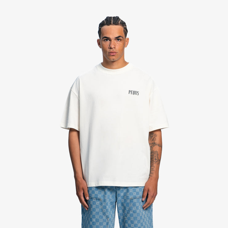 Pequs Back Logo T-Shirt Meist gekauft