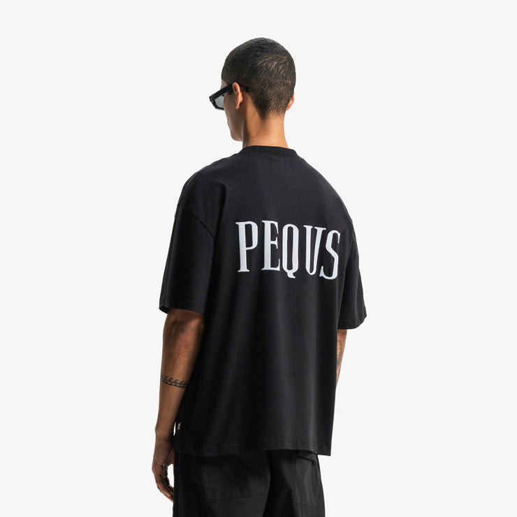 Pequs Back Logo T-Shirt Sonderangebot