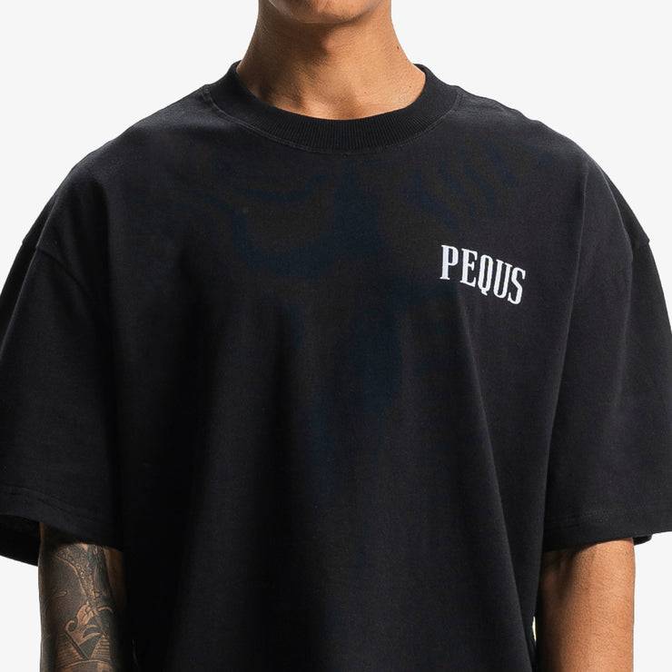 Pequs Back Logo T-Shirt Sonderangebot