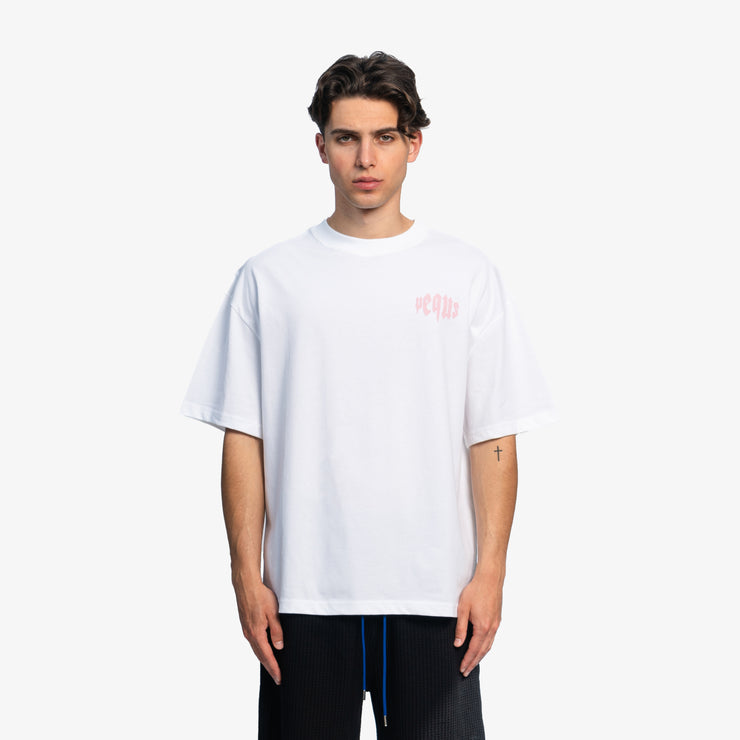 Pequs Mythic Chest Logo T-Shirt Rabatt