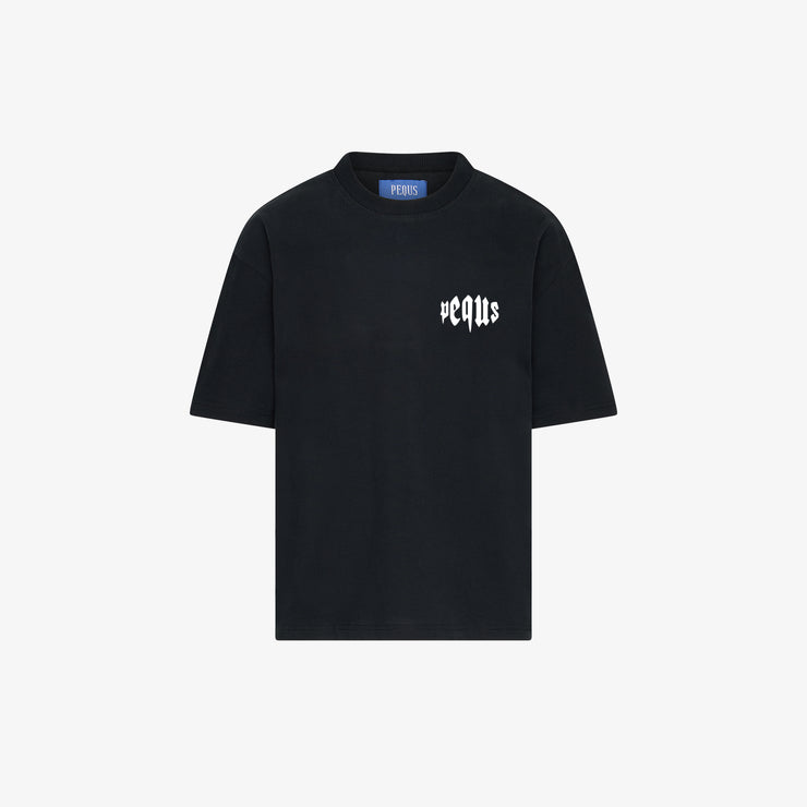 Pequs Mythic Chest Logo T-Shirt Begrenztes Angebot
